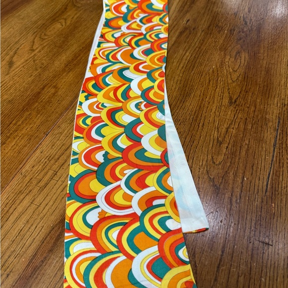 Vintage 1970s Psychedelic Head Scarf Sash Mod Accessory - Picture 7 of 9